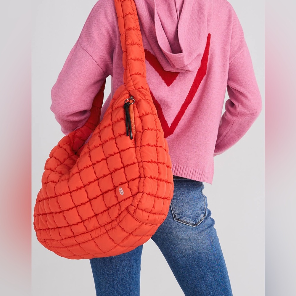 FP Movement Quilted Carryall papaya